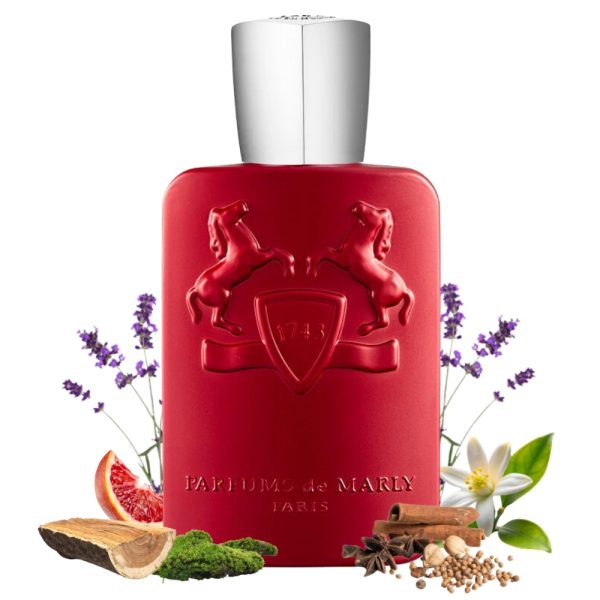 Kalan by Parfums de Marly is a Oriental Spicy fragrance for women and men. Kalan was launched in 2019. The nose behind this fragrance is Celine Ripert. Top notes are Spices, Blood Orange and Black Pepper; middle notes are Lavender and Orange Blossom; base notes are Woody Notes, Moss, White Sandalwood, Tonka Bean and Amber.